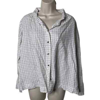 新品 LES ATELIERS FRANCAIS DE CONFECTION LES ATELIERS FRANCAIS DE CONFECTION white button down blouse sz 1