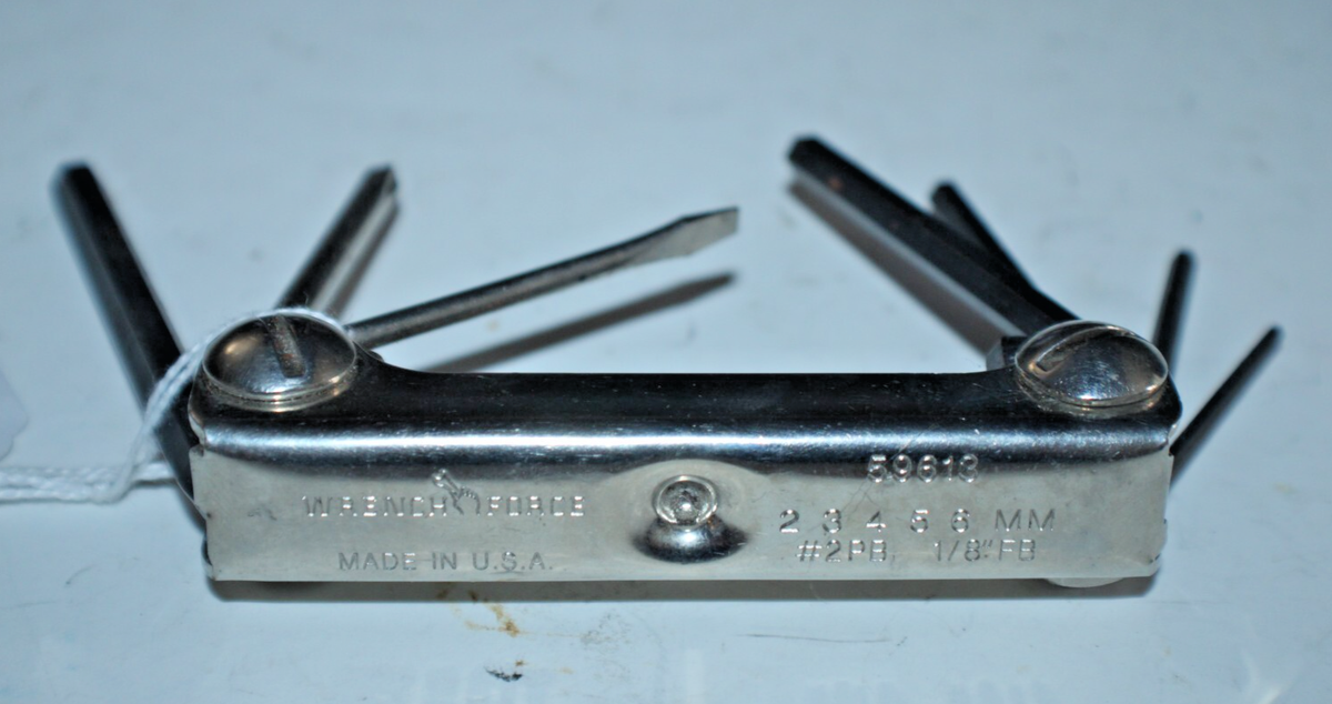 Wrench Force Bicycle Multi-Tool Set 7 Functions 2,3,4,5,6mm #2 1