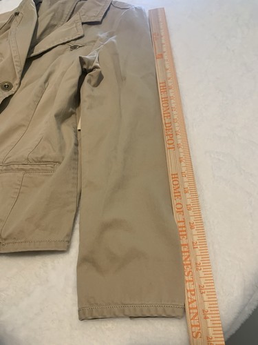 NWT SZ 12 Womens Jacket-COLD WATER CREEK-Neutral-Figure-Shaping-100%COTTON!-NEW - Picture 14 of 16