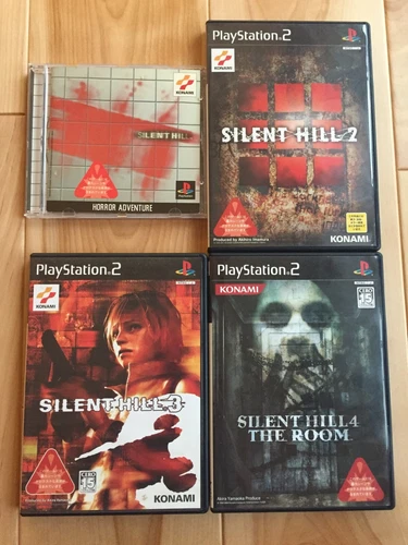 LOT SILENT HILL 1 2 3 4 PS1 PS2 PLAYSTATION SONY NTSC-J FROM Japan