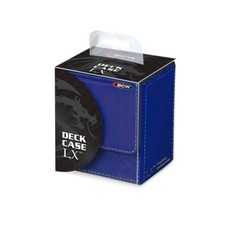 BCW Blue Deck Case LX Gaming Card Leatherette Magic the Gathering Storage Box