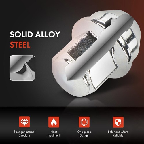 6x M14-1.50 Wheel Lug Nut for Ford F-150 Expedition Transit Lincoln Navigator - Picture 4 of 9