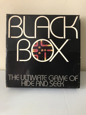 Vtg Black Box Board Game Strategy Hide & Seek Parker Brothers 1978