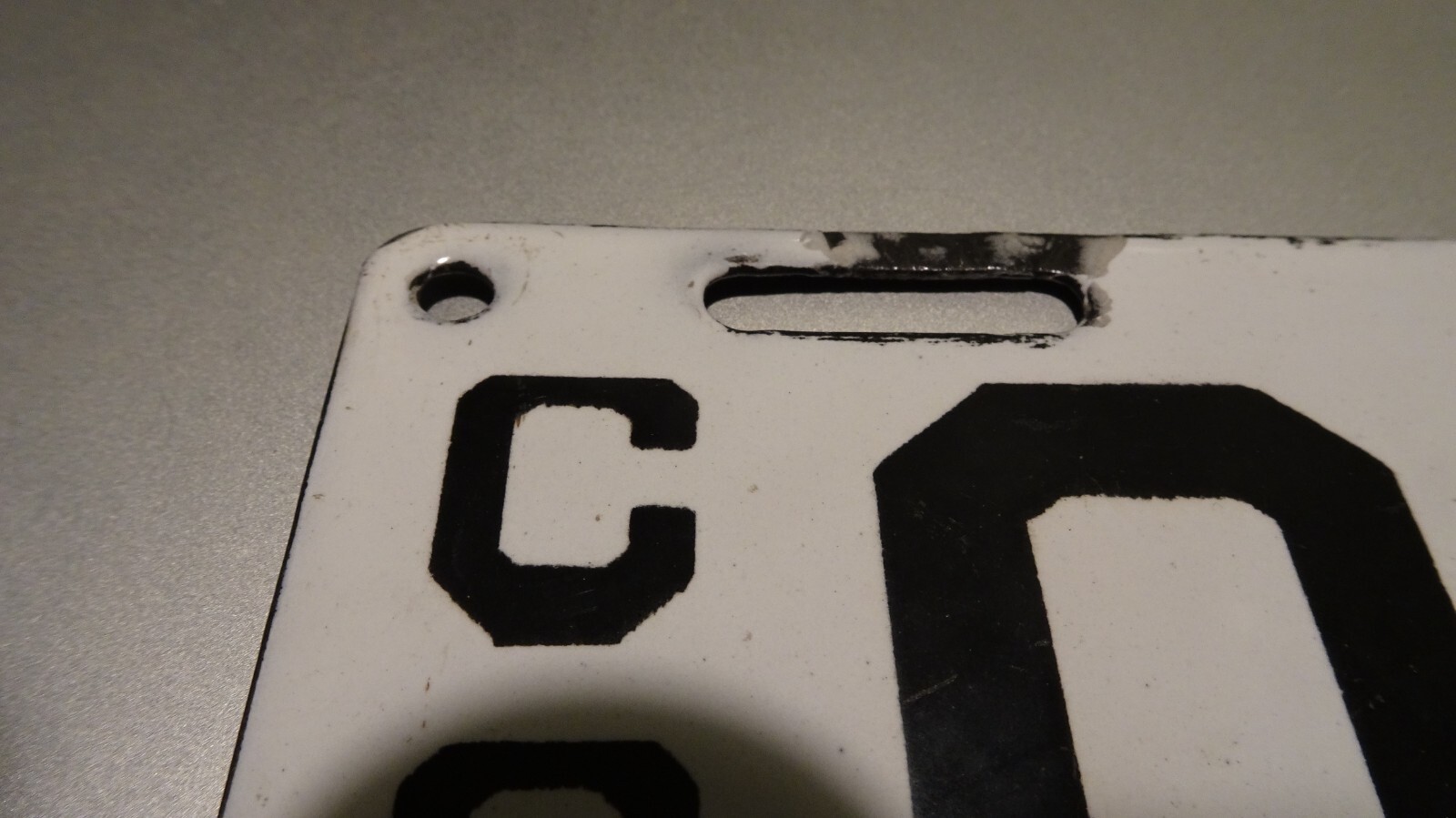 1913 Colorado Porcelain First Issue License Plate 3 Digit | eBay