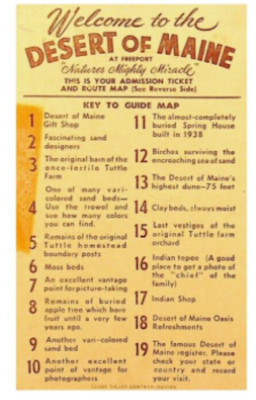 The Desert of Maine at Freeport Admission Ticket & Route Map - Z-8