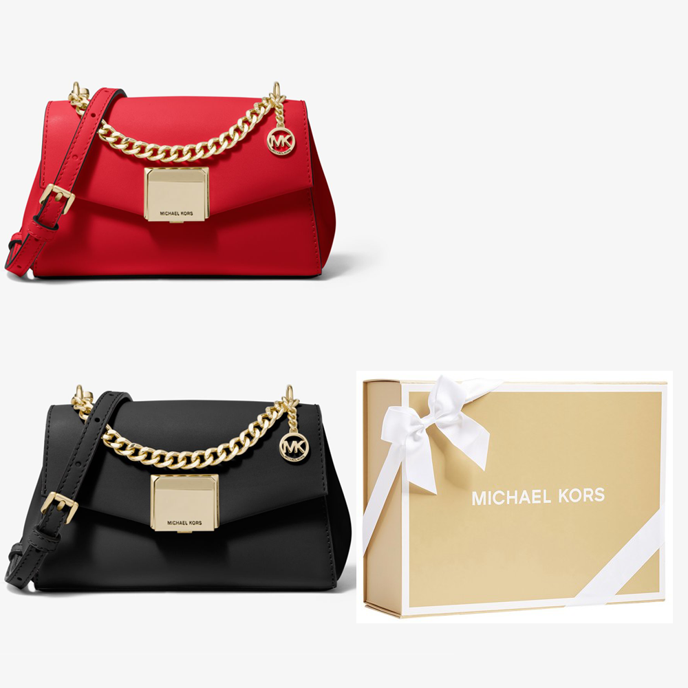 【MUCENT】 MAIN SYMBOL L LOGO 3WAY CHAIN MINI CROSS BAG Mina Small Signature Logo Chain Crossbody Bag | Michael Kors