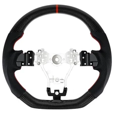 Real Carbon Fiber Steering Wheel For 2015-2020 Subaru WRX