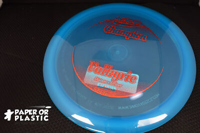 Innova Champion VALKYRIE Disc Golf 167 G Distance Driver Blue NEW Sparkle Red