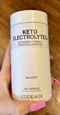 Keto Electrolytes, Ketogenic Formula, 180 Capsules Exp 12/26