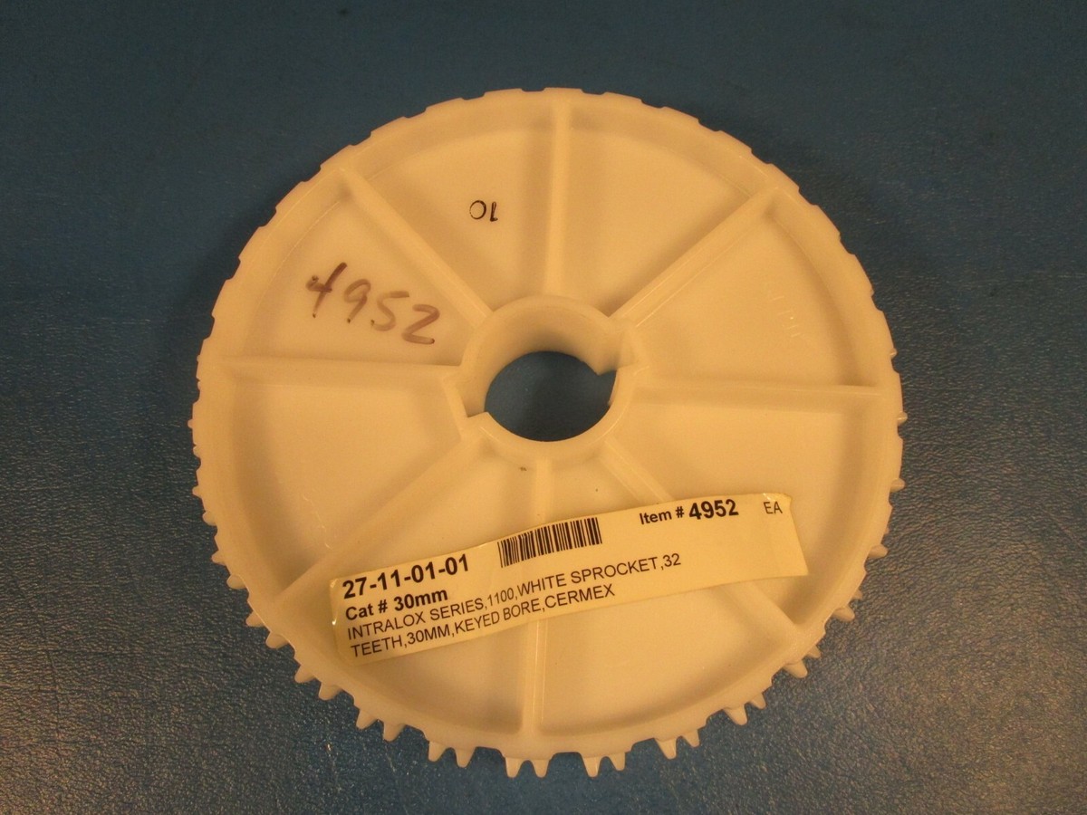 Intralox, S1100, Sprocket 30mm Round Bore, 32 Teeth, 6.1 PD