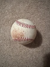 Randy Arozarena Game Used Baseball Double MLB Hologram COA Tampa Bay Rays 2023