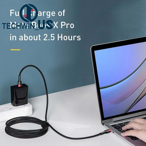 Baseus 60W/100W USB C to Type C Charger Cable Fast Charge Lead Laptop Data Cord - Picture 6 of 20