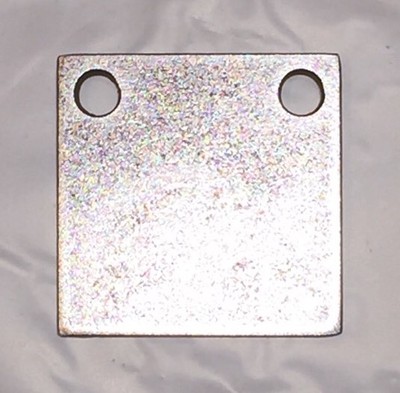 AR500 Steel Target Square Gong 3/8'' X 4''