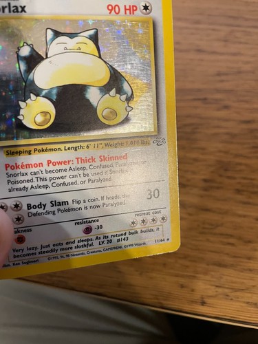 Snorlax (11/64) Holo Jungle Set Pokemon Card! FAST & FREE P&P! - Picture 31 of 78