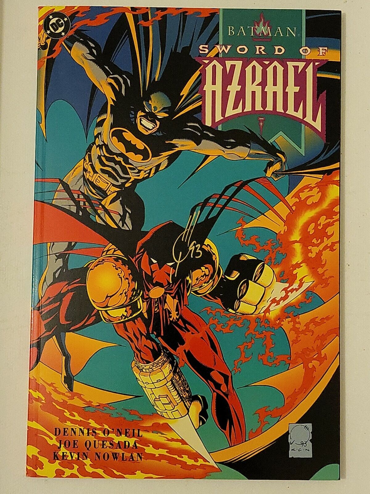 Batman Sword of Azrael - TPB Signed in Gold by Joe Quesada - Never Opened |  eBay