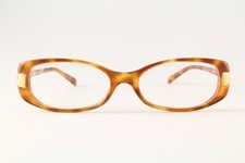 Rare Authentic Donna Karan DK 1553 3180 52mm Tortoise Glasses Frames Italy