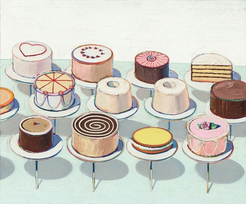 Wayne Thiebaud: Cakes 22x30 Archival Quality Fine Art Print