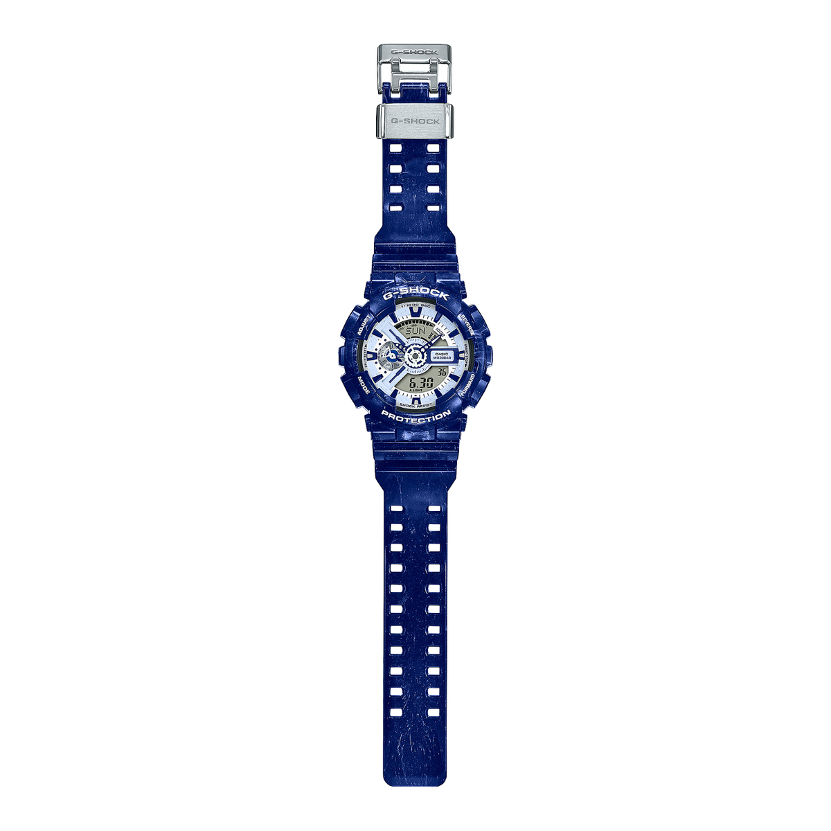 Casio G-Shock Blue and White Porcelain Steeled Men's Watch GA