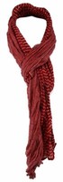 Tigertie Designer Schal In Rot Grauweiss Gemustert - Gr. 180 X 50 Cm