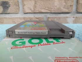 VINTAGE 1988 BANDAI GOLF CHALLENGE PEBBLE BEACH NINTENDO NES HAS ORIGINAL MANUAL