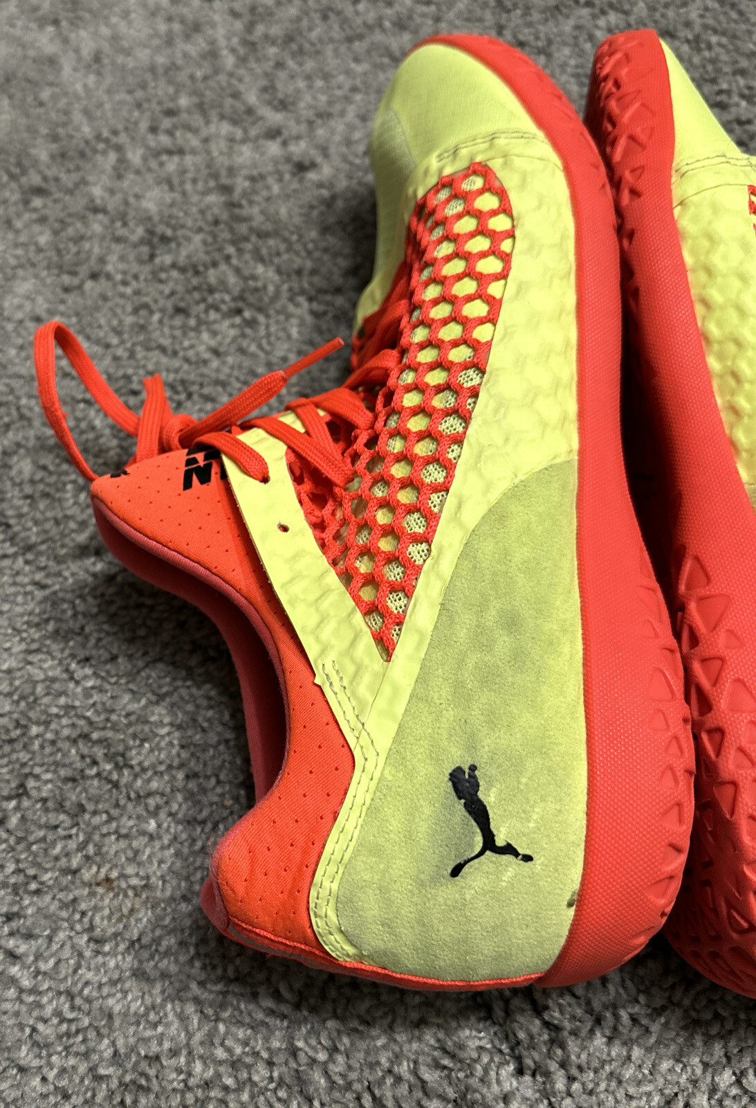 PUMA 365 Netfit CT Soccer Sneakers Fizzy Yellow-red Blast-Puma Black Men’s 11.5 thumbnail 6