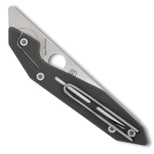 Spyderco NAND Slipjoint Front Flipper M398 Satin Blade Titanium Handle C270TIP - Picture 2 of 3