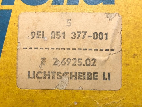 Opel Kadett B 1966-72 Hella Turn Signal Light Lens Set Blinkerglas Genuine NOS - Picture 12 of 12