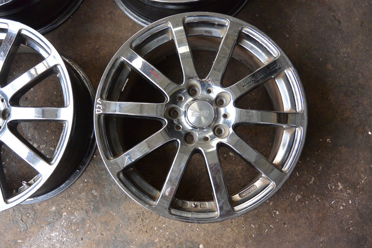 ☆120.MUGEN NR 17×7J +53 114.3 5H 4本 無限 オデッセイ ステップワゴン ストリーム アルミホイール Mugen NR - 17x7J - 5x114.3 - ET: 53 (Black Metal Coat) \u2013 RzcrewEurope