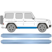 F&uuml;r Mercedes G-Klasse 1979- W460 W461 W463 Schweller Reparaturblech / Paar