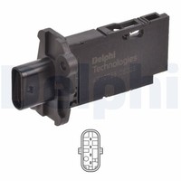 Delphi Luftmassenmesser AF10738-12B1 5V FüR BMW 1Er F20 F21 5Er F10 G30 F90 F11