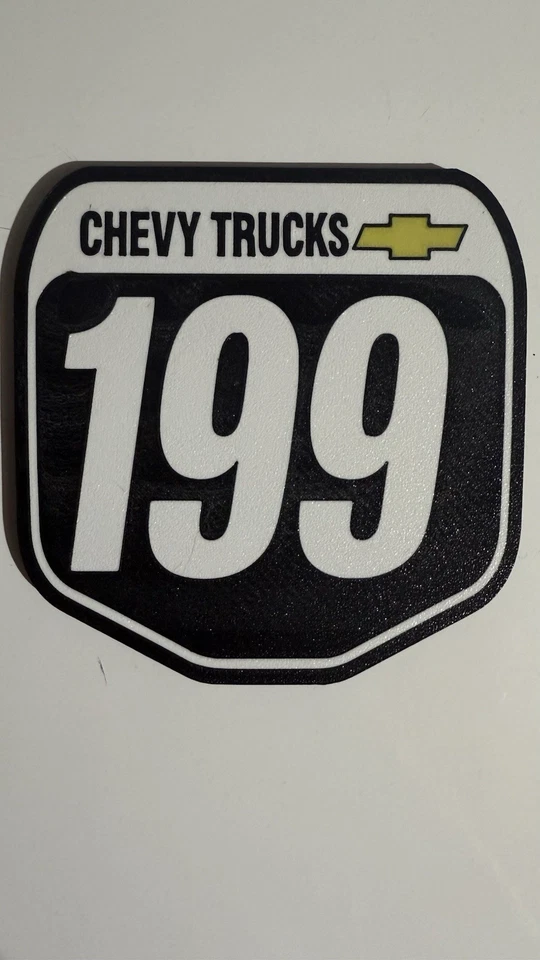 Mini placa Travis Pastrana 199 | Decoración de estante | Estilo camionetas Chevy | Decoración de garaje Foto 4 de 4