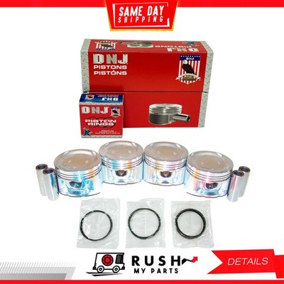 90-97 Piston and Ring Kit For Acura Honda Accord 2.2L L4 SOHC 16v DNJ PRK219