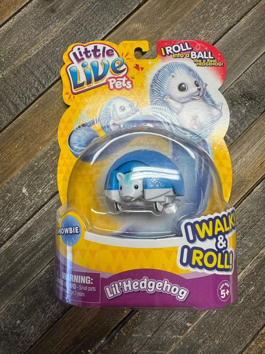 Little Live Pets Hedgehog Snowbie Blue New In Box