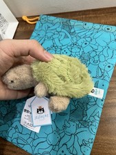 Jellycat Timmy Turtle Bag Charm Cute Soft Plush Keychain Toy Accessory NWT