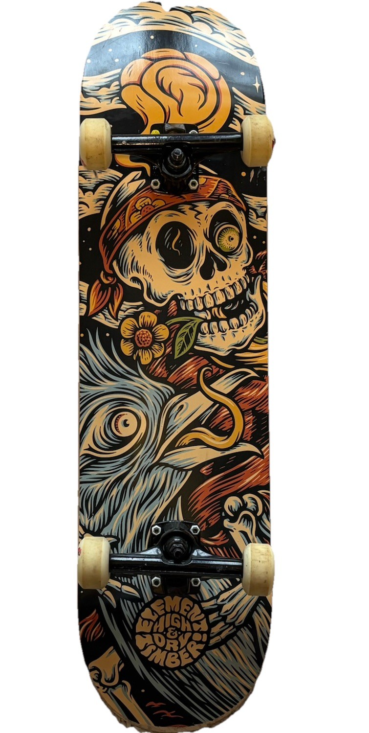 Element Timber High And Dry Skateboard 8.25&rdquo; Toy Machines 