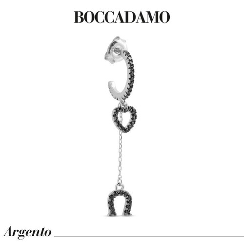 Orecchini Donna In Argento 925 SOFIA MILANI - A Perno Con Design A Cavallo, Placcati Rodio, Ipoallergenici - 2