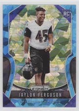 2019 Panini Prizm Rookies Blue Ice Prizm 77/99 Jaylon Ferguson #379 rf2