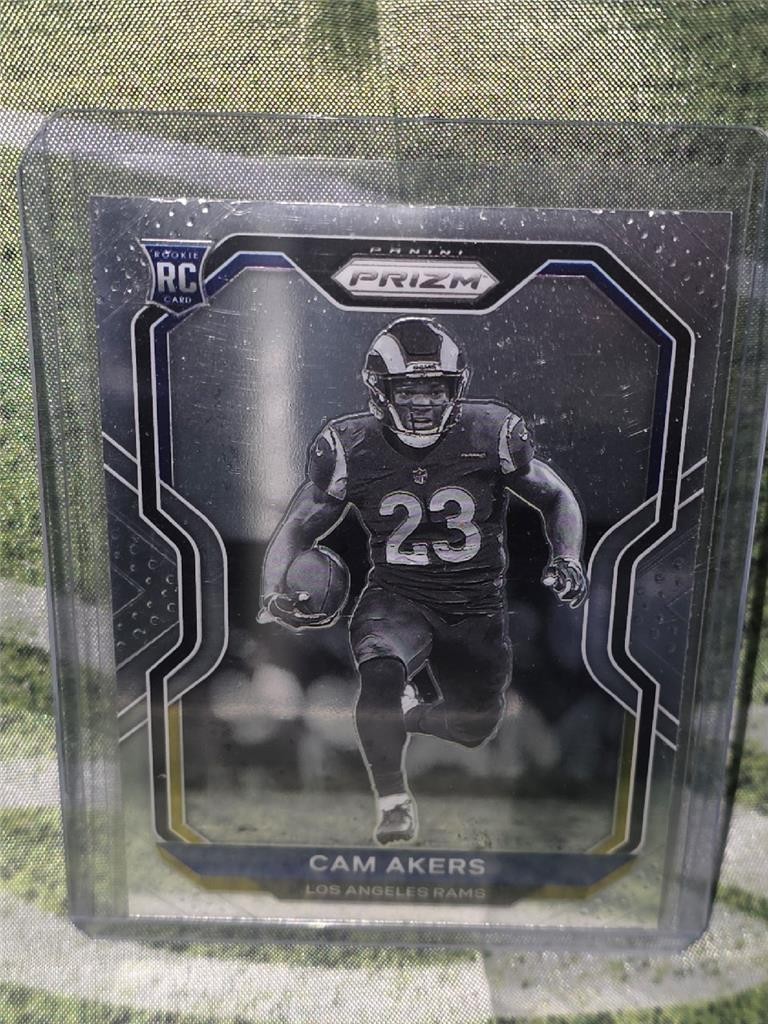 2020 Panini Prizm #376 Cam Akers RC Negative Variation Rams
