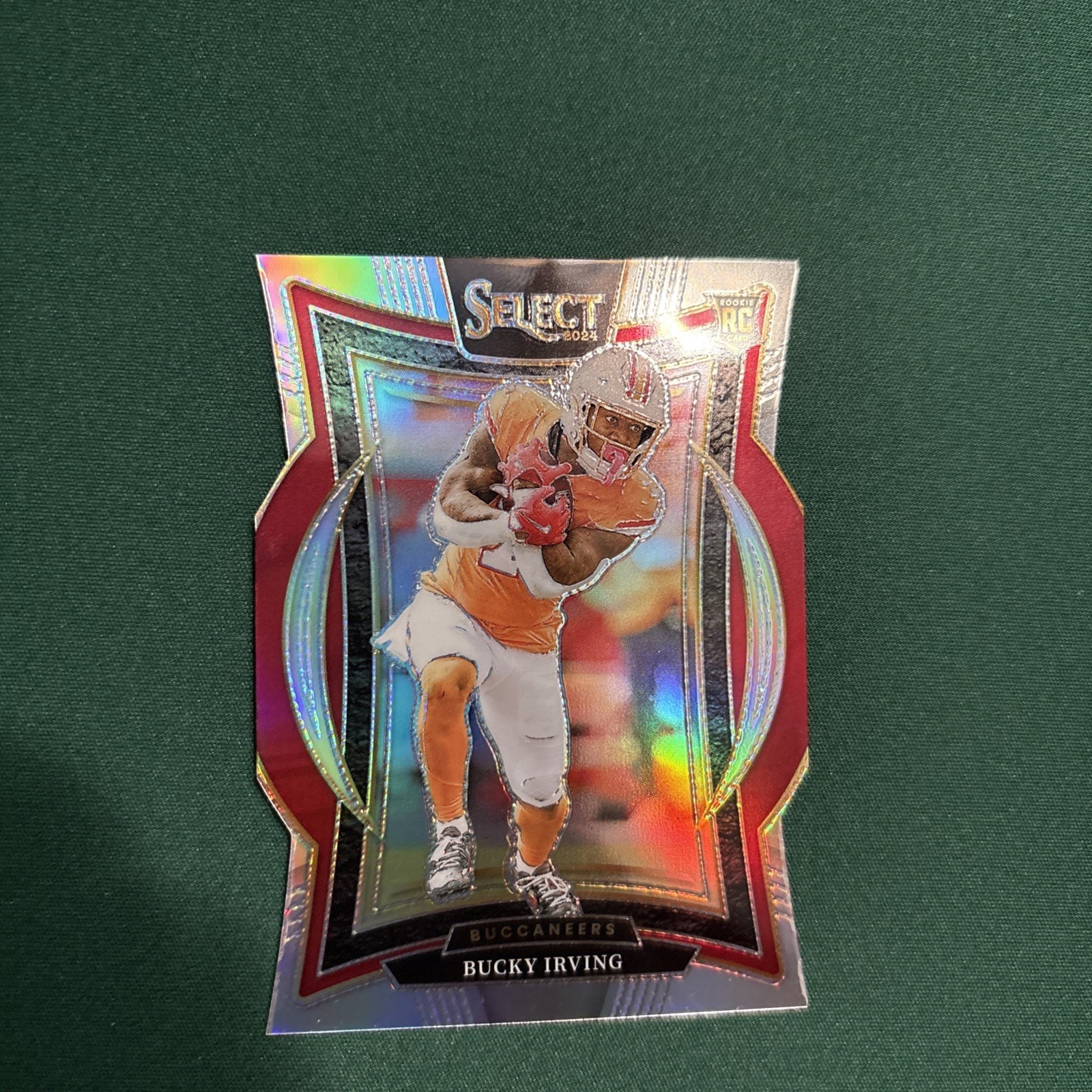 2024 Panini Select Club Level Bucky Irving #239 Silver Prizm Die-Cut