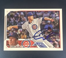Signed Auto 2023 Topps Series 1 Caleb Kilian Rookie Card #69