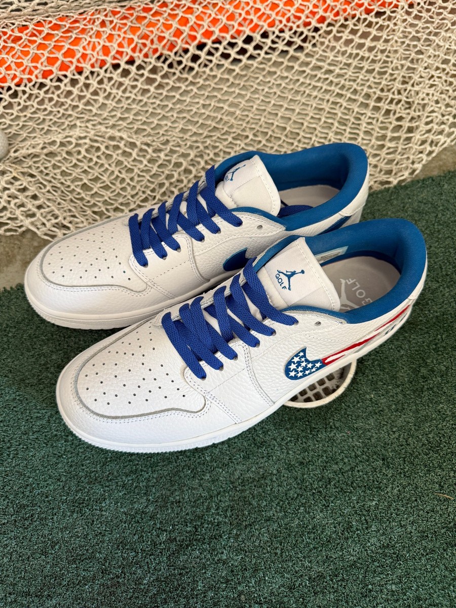 Jordan Golf Low Triple White Custom- Ryder Cup USA Themed
