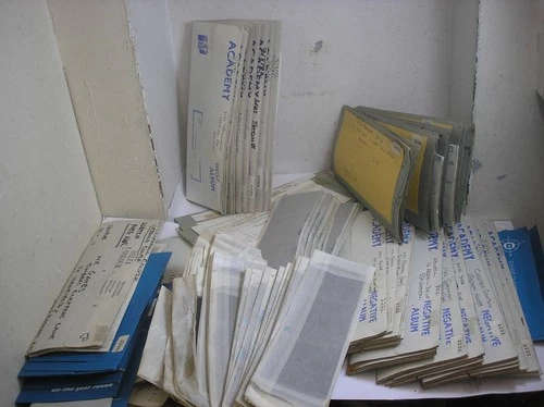 Box  of Old photo Negatives Must be Hundreds