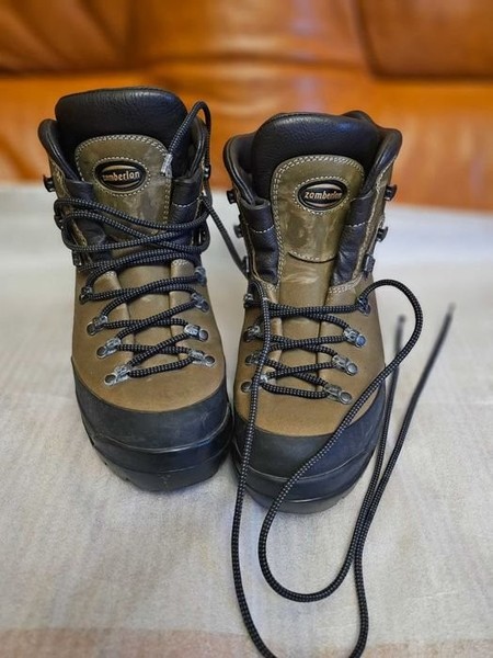 Men Zamberlan Boots Brown Leather 41