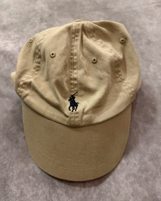 Polo Ralph Lauren Men s Beige Solid Logo Baseball Cap Hat Adjustable One Size