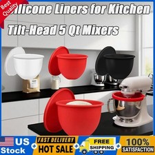 Silicone Liners for Kitchen Aid Tilt-Head 5 Qt Mixers Attachments Bowls US OY