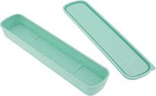 1 Scatola Portatile per Posate Da Viaggio, Contenitore per Stoviglie Da Viaggio,