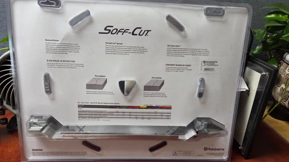 Husqvarna 14" Diamond Blade FXL14-1000 púrpura Foto 2 de 3