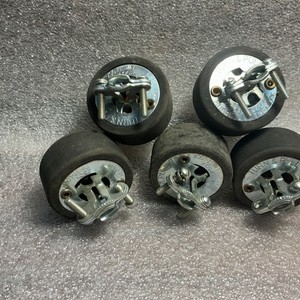 Lot Of 5 Hubbell 2 Prong/2 wire Male Cord Plugs 20 Amp.