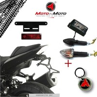Nummernschildhalter Licht Kennzeichen Blinker Reflektor Kawasaki Z1000 Z 1000
