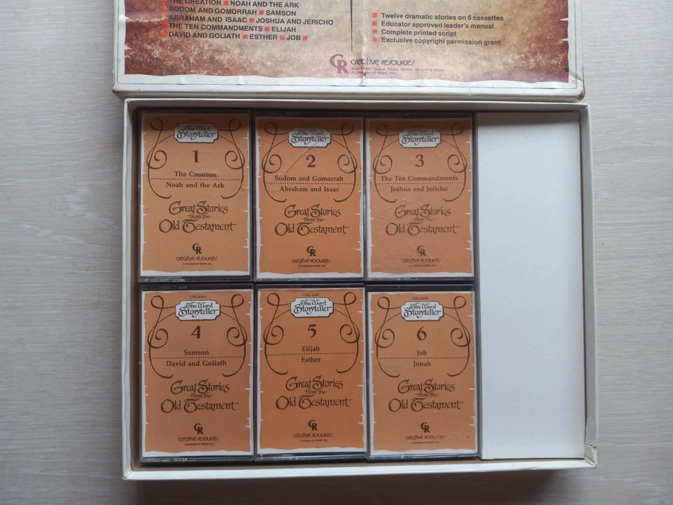 The Word Storyteller Great Stories from the Old Testament Audio Cassettes 6 Foto 3 de 4